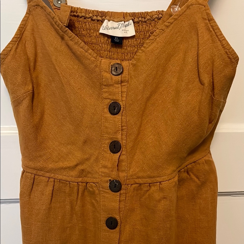 Universal Thread Mustard Yelllow Sleeveless Sundr… - image 3